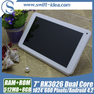 Cheapest Dual Core 7" Rockchip 3026 Android 4.2 Tablets (PRC725S)